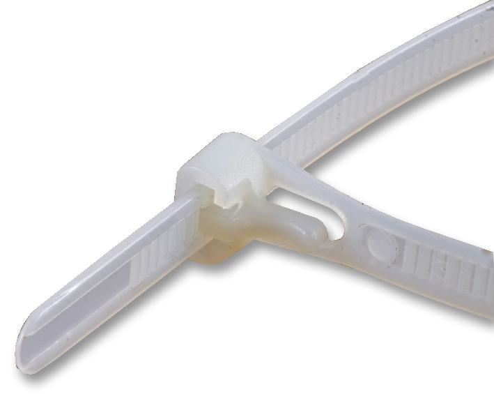 PRO POWER Acondicionadores de Cabos em Nylon 300mm x 7.5mm, Pacote de 100