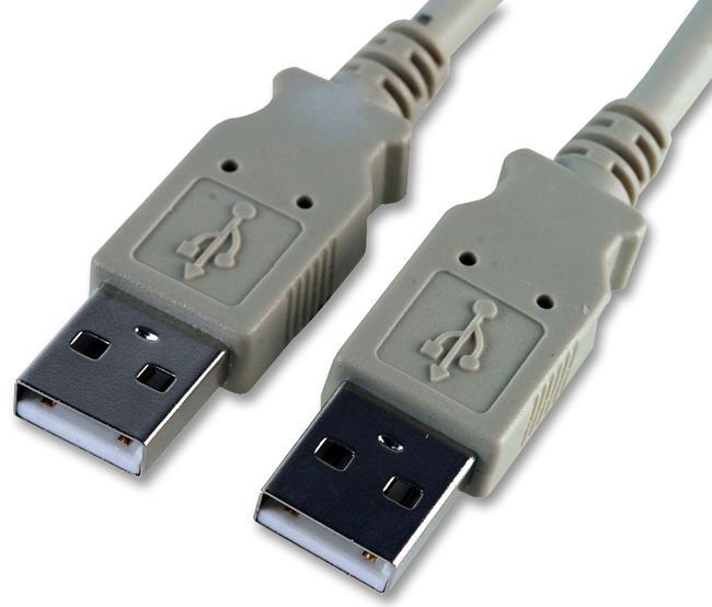 PRO SIGNAL - Câble USB A vers A, 1m, Gris