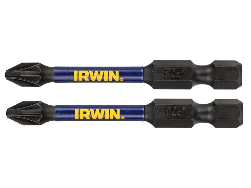 IRWIN 임팩트 프로 퍼포먼스 PZ2 스크루드라이버 비트 57mm (2개입)