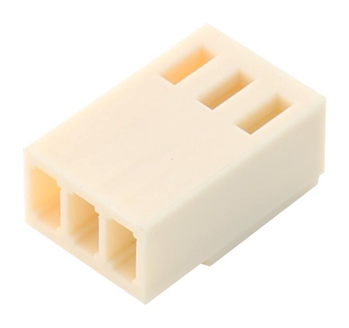 MULTICOMP PRO Crimphuls, 2.54mm, 3-weg, Beige