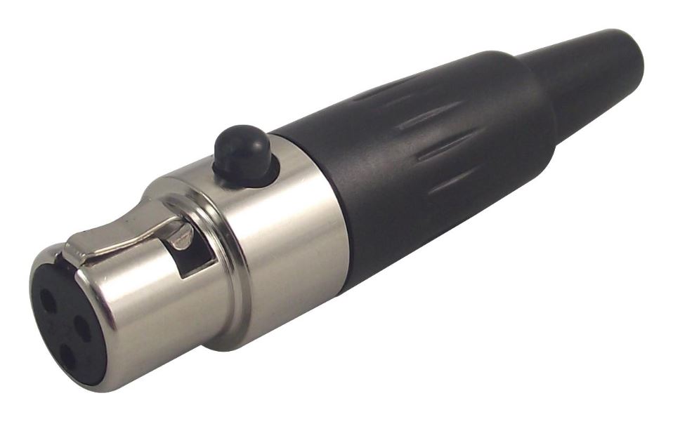 MULTICOMP PRO Mini-XLR Prise (3 Pôles), Contacts Dorés