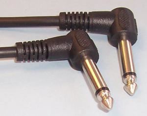 Pro Signal Cavo Jack Mono Angolato da 6,35mm, 2m