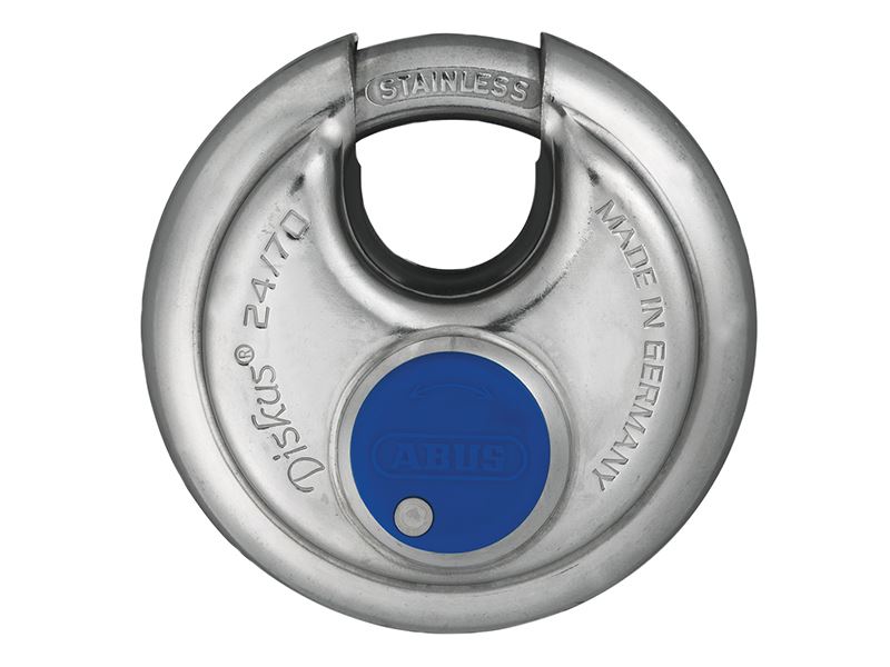 ABUS Diskus® 24IB/70mm Stainless Steel Padlock, 2 Keys