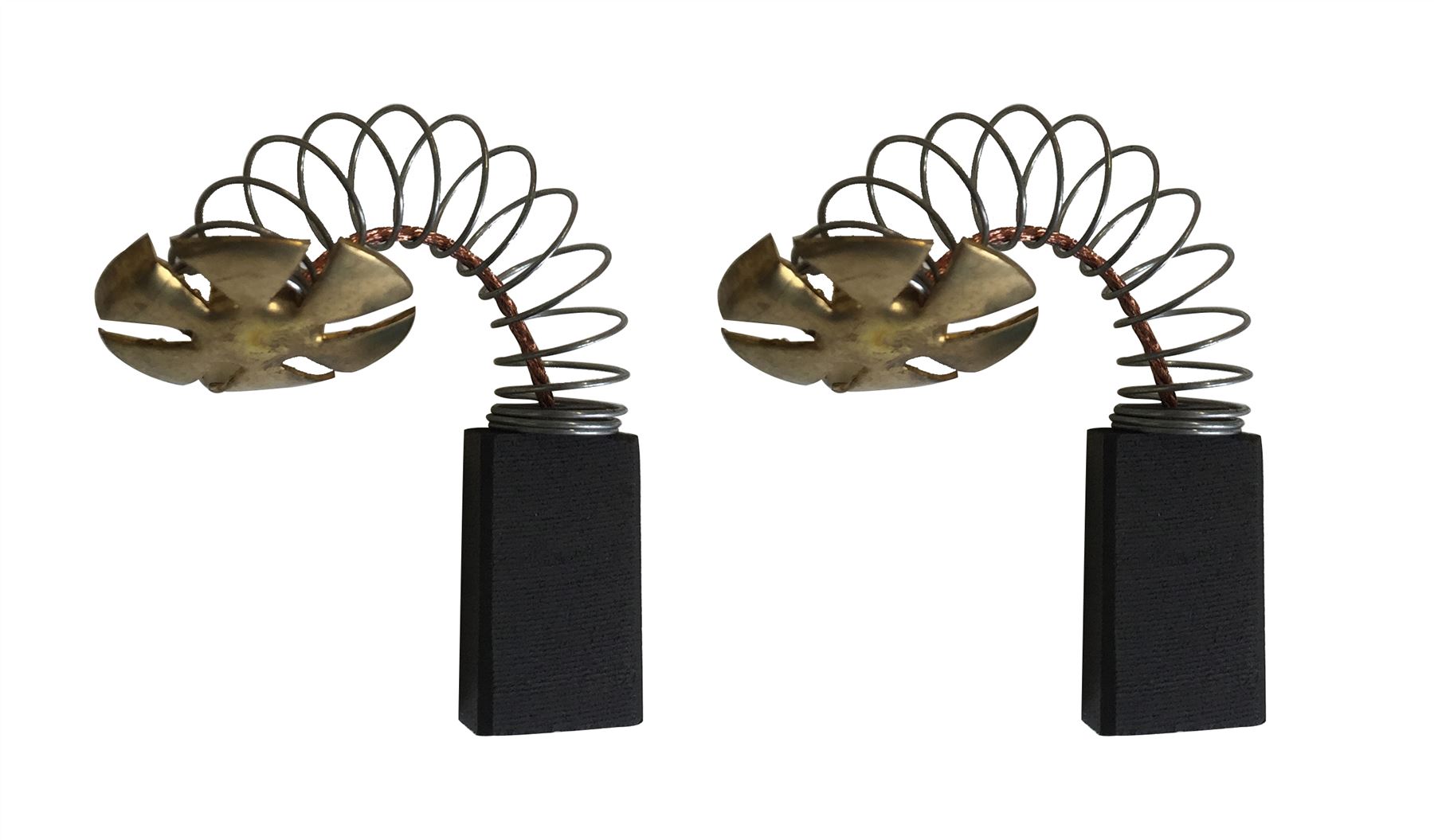 2x Balais en Carbone pour AEG WSA 1700 Meuleuse, 6.3 x 12.5 x 22mm