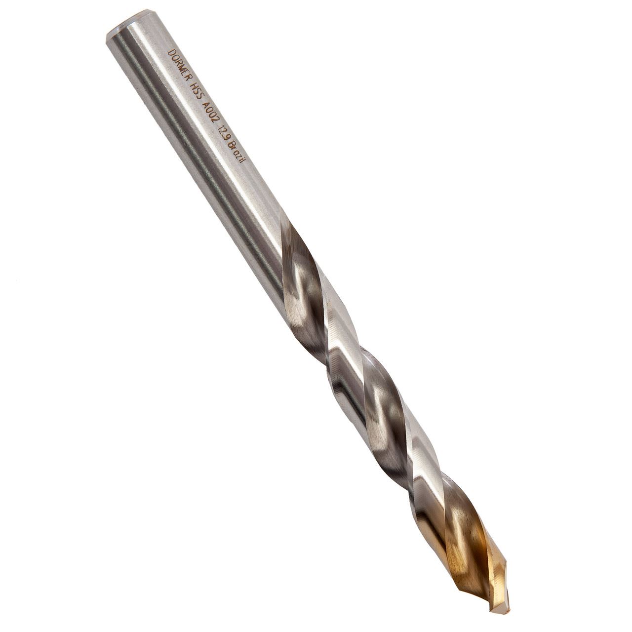 Dormer - A002 HSS TiN-beschichtete Spiralbohrer 12,9mm (5er Pack)
