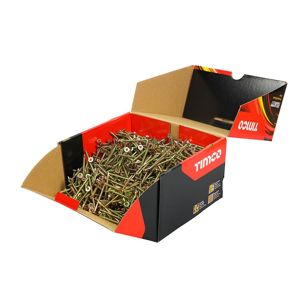 Timco Tornillos Premium Velocity Multiuso, PZ, Cabeza Avellanada Doble, 5.0x60,