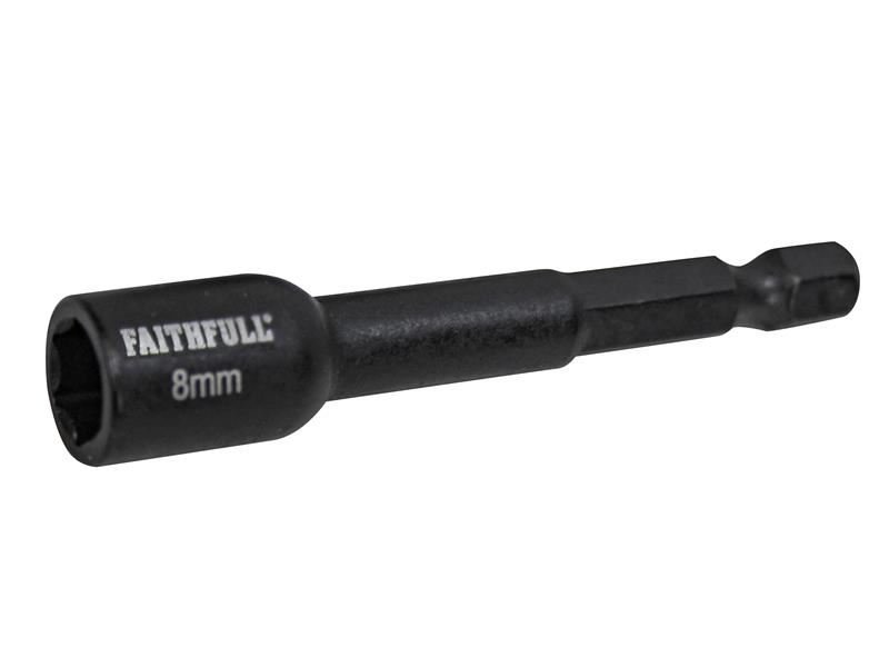 Faithfull Cacciavite a Percussione Magnetizzato 8mm x 1/4in