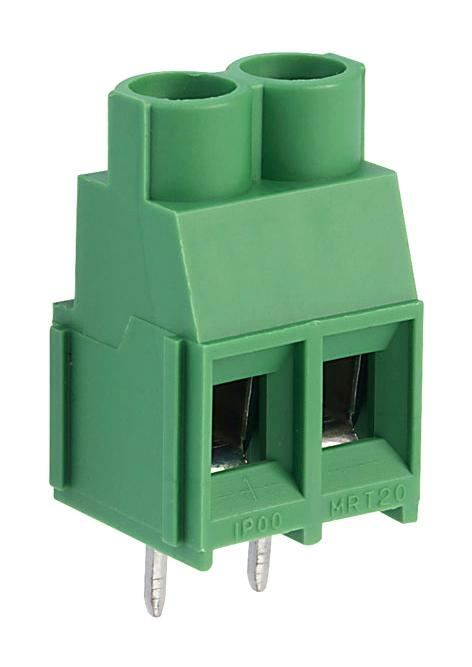 CAMDENBOSS CTB04VY Morsetto a pettine 2 vie, passo 6,35mm, 32A