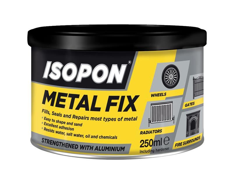 U-POL ISOPON Metal Fix, 250ml, 2-Part Polyester Filler