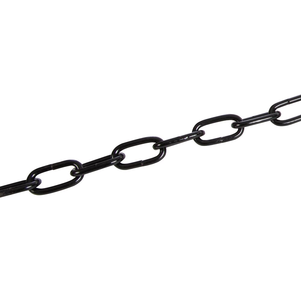 Fixman Black Japanned Chain, 5mm x 2.5m, Weatherproof