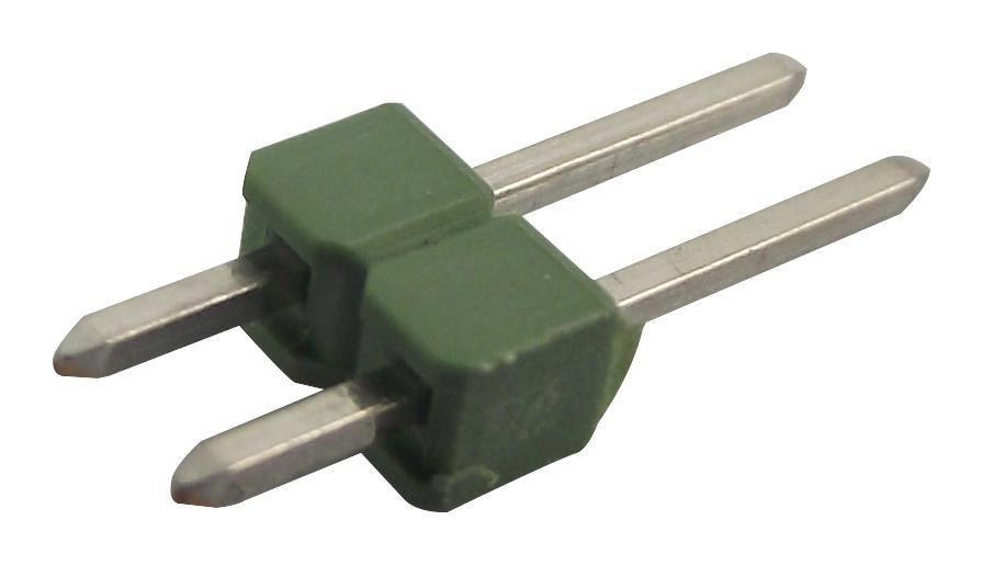 TE Connectivity AMPMODU Mod II Conector Recto 2 Vías, Paso 2,54mm