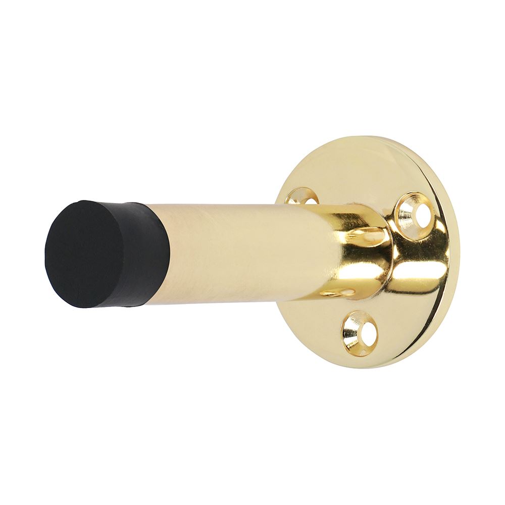 Timco ドアストッパー プロジェクションタイプ ポリッシュブラス 70mm