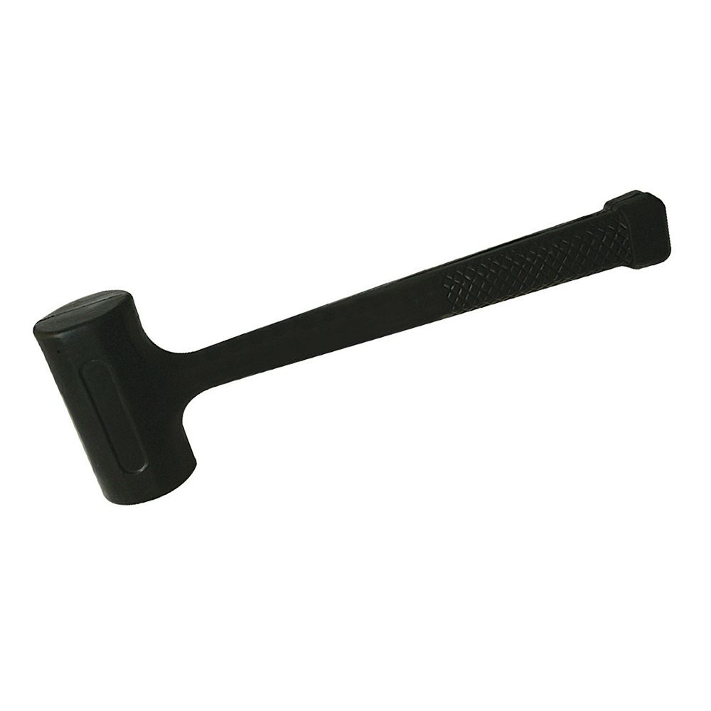 Silverline Dead Blow Hammer, 16oz (454g), Steel Shot-Filled, Polyurethane Coa.