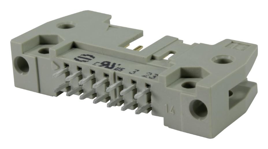 HARTING 64-Way Vertical Shrouded Header, 2.54mm Pitch
