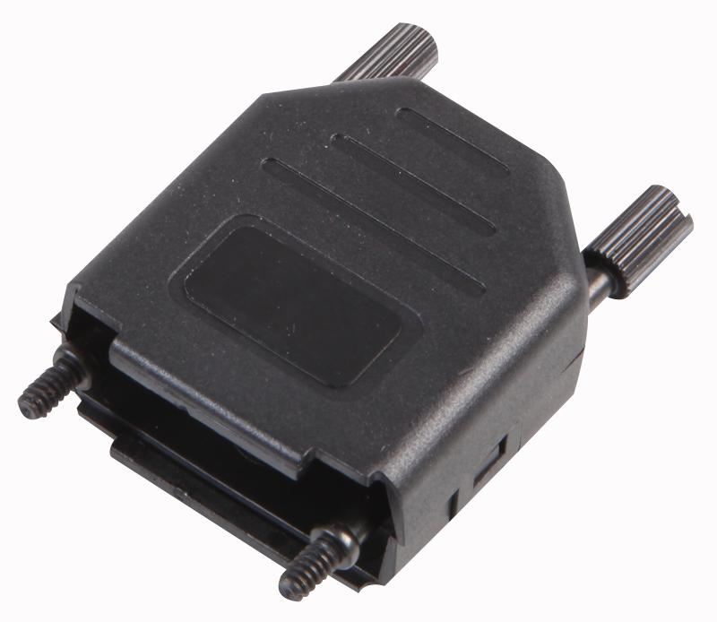 MH CONNECTORS - Pelindung D-sub, Plastik, Masuk Atas, Hitam, 9 Way, (DPPK9-K)