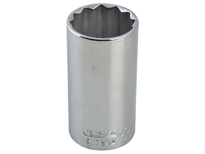 Expert Bi-Hexagon Diepe Steeksleutel 1/2 inch aansluiting 21mm