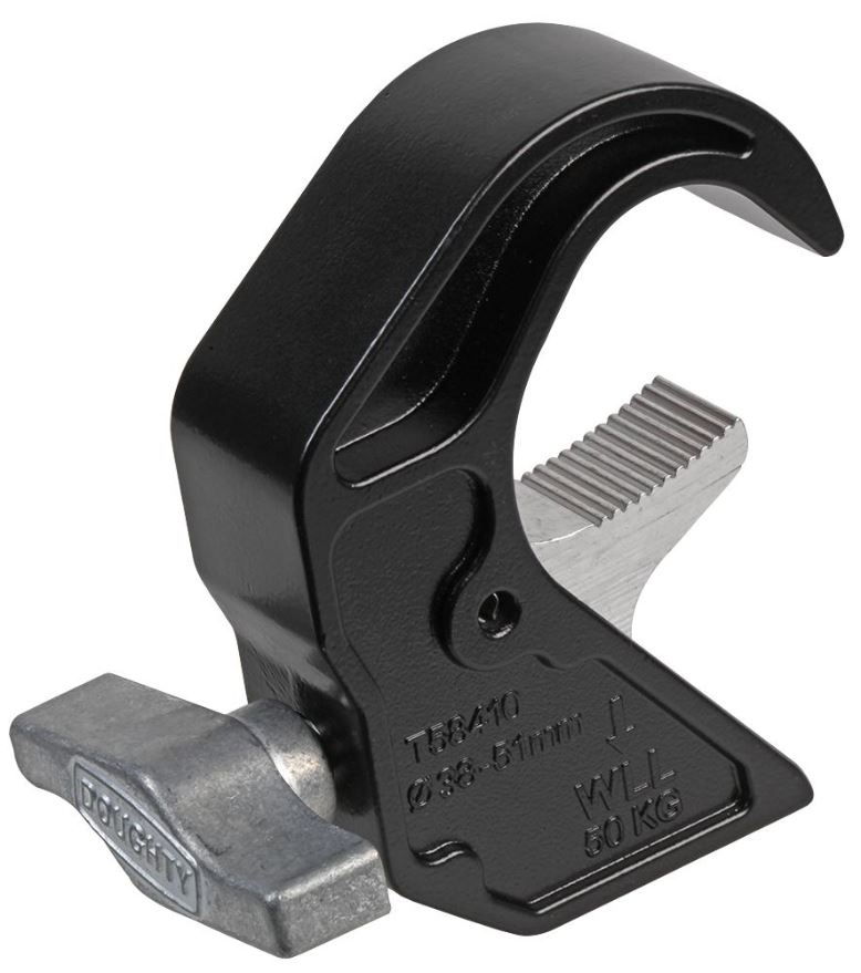 Doughty Clamp Teorann Báis Brúite 50kg, Feadán 38-51mm