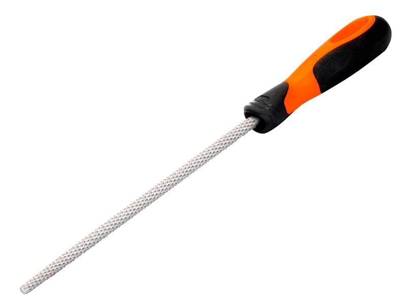 Bahco ERGO Round Cabinet Rasp, Medium Cut, 200mm