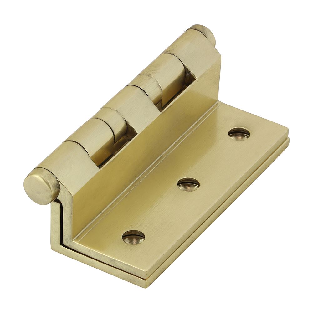 Timco Gebogen Kogelgelagerde Scharnieren, Massief Messing, 64x55mm, 2-Pack