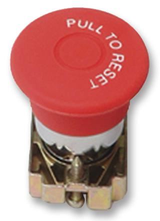 RAAS 22mm Emergency Stop Push/Pull Switch, IP65