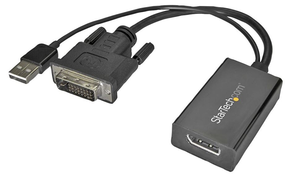 STARTECH Μετατροπέας DVI-D σε DisplayPort με Τροφοδοσία USB