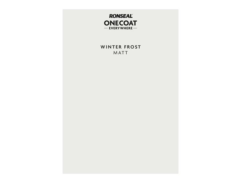 Muestra de Pintura Ronseal Peel & Stick Invierno Frost, Adhesiva y Extraíble