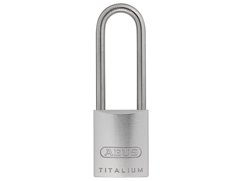 ABUS 86TI/45mm Κλειδαριά TITALIUM™, Άγκιστρο από Ανοξείδωτο Χάλυβα, 70mm