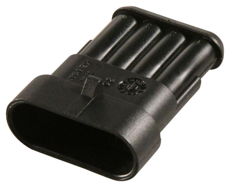 TE Connectivity AMP Superseal Alloggiamento 4 Vie 1.5mm con linguetta