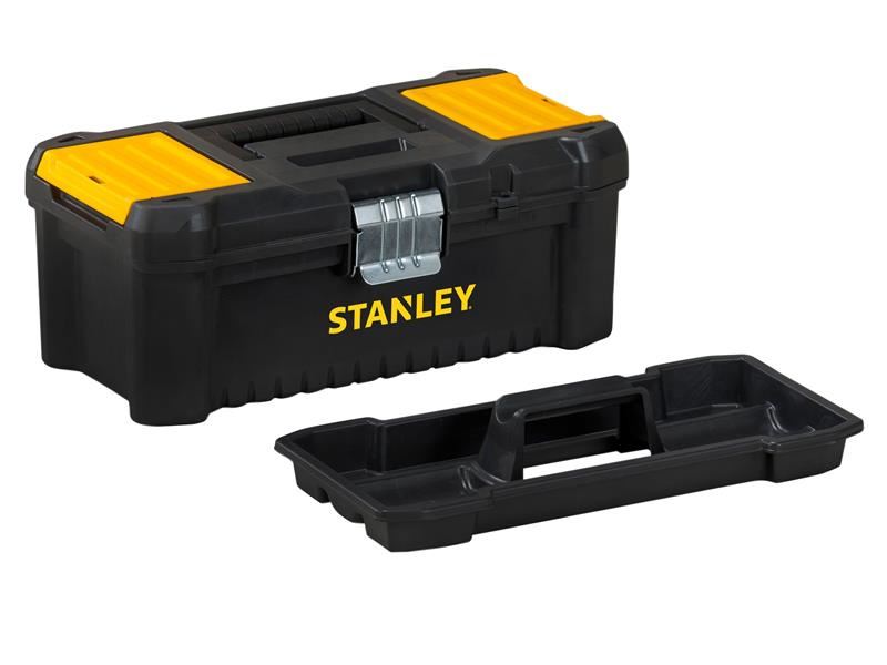 Alat Tangan STANLEY® - Kotak Alat Asas dengan Penutup Penyusun 32cm