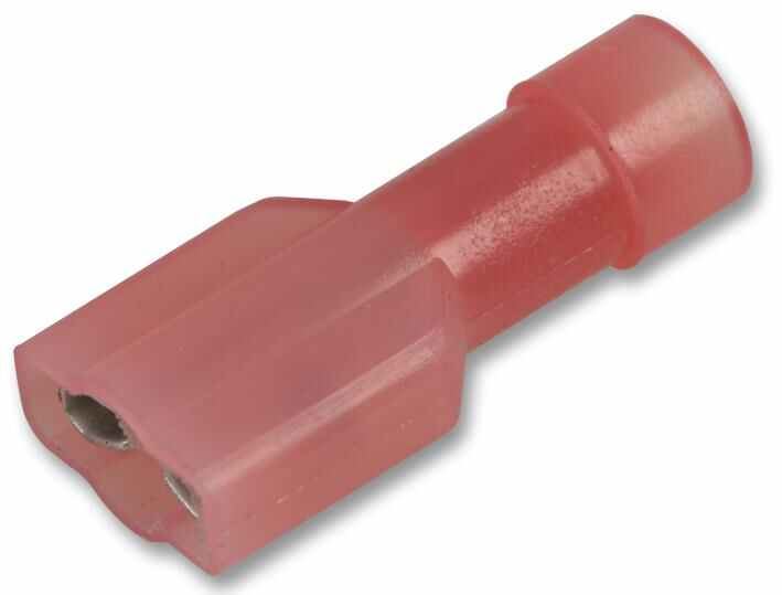 PRO POWER Terminali a Crimpare Femmina Nylon Disconnettore, Rosso, 12A, Confez.