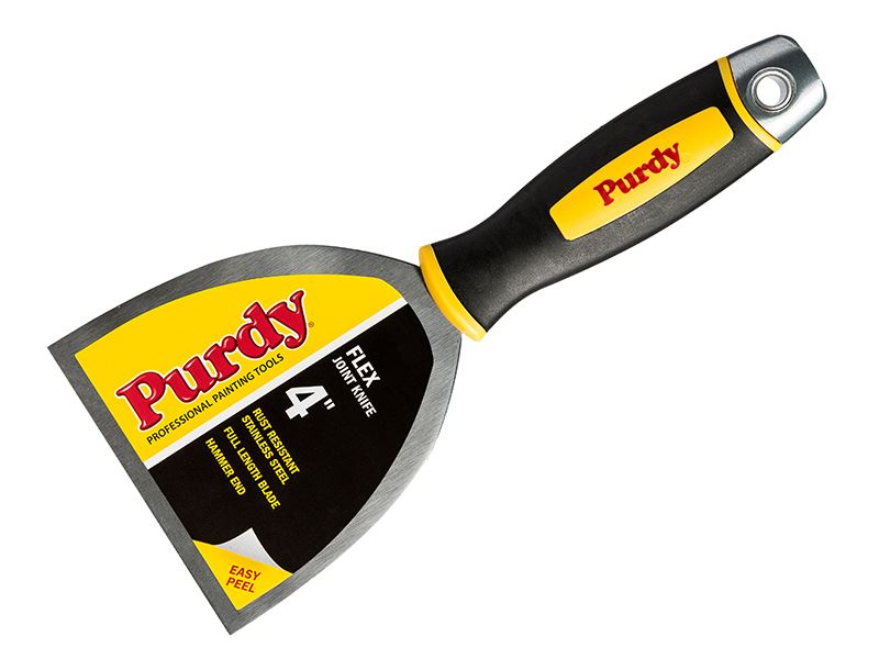 Couteau à enduire flexible premium Purdy en acier inoxydable, 100 mm (4 po)