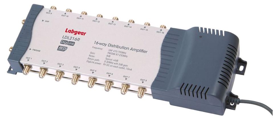 LABGEAR - Amplifier Scaipthe DigiLink 2-Ionchur 16-Aschur