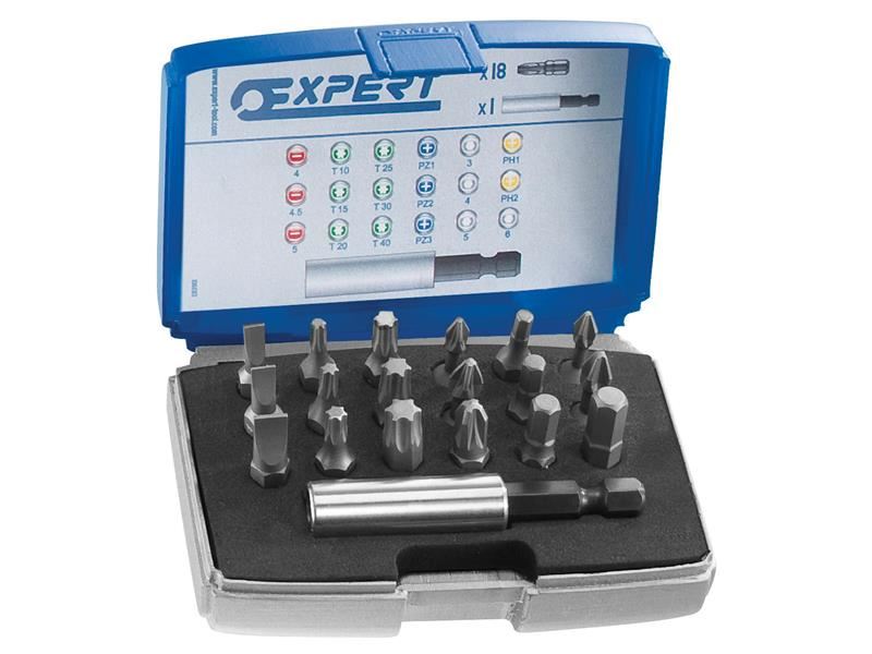 Expert E113901 - Jeu d'embouts 1/4 pouce, 19 pièces