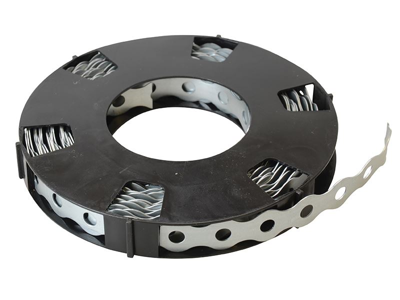 ForgeFix Galvanised Fixing Band, Medium Duty, 17mm x 10m
