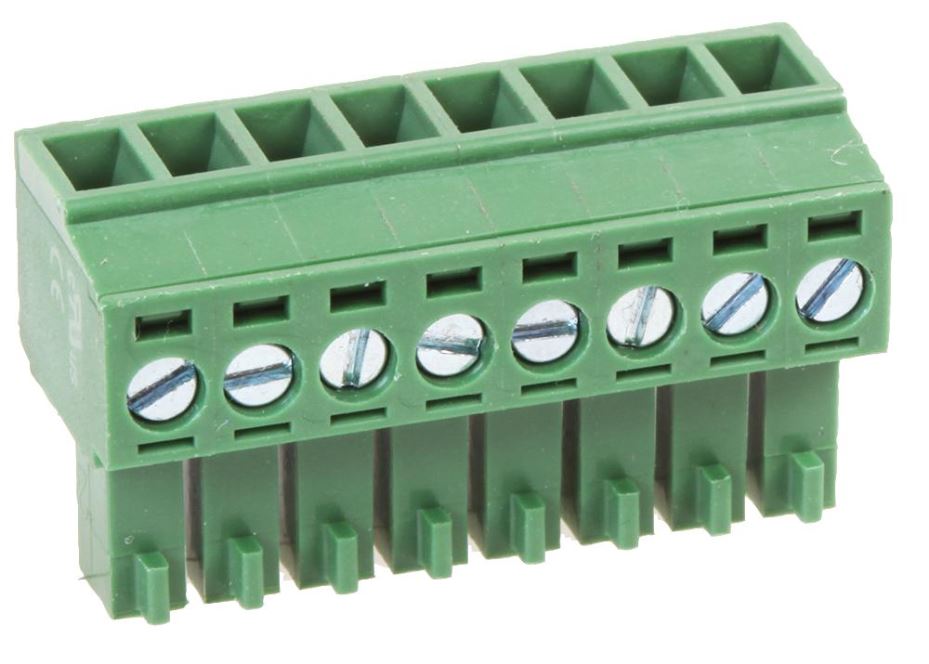 MULTICOMP PRO Bloco de Terminais Conectável 3.5mm, 8 Vias, 10A