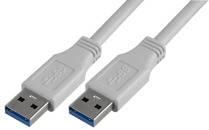 PRO SIGNAL USB 3.0 Aオス to Aオス ケーブル 2m ホワイト