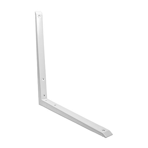 Timco Witte Schuine Planksteun, Staal, 350 x 350mm