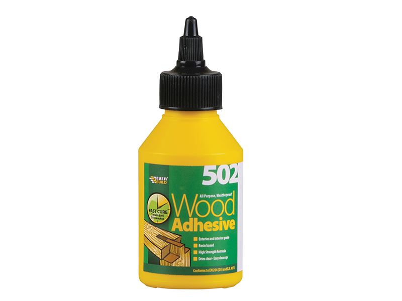 Everbuild Sika 502 Weatherproof Wood Adhesive, 125ml