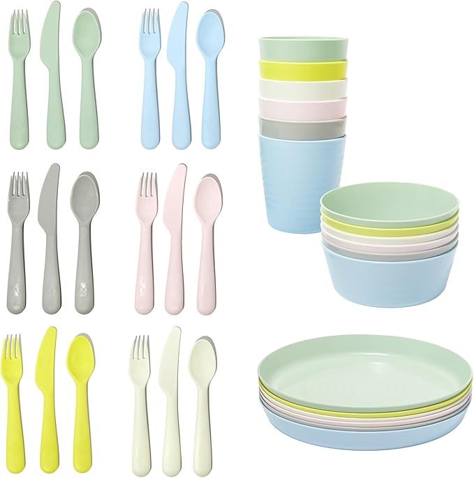IKEA KALAS BPA-vrij kinderbordenset, 36-delige set