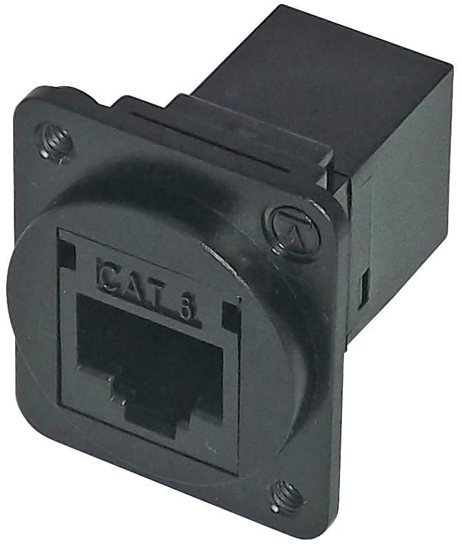 TUK Adattatore Universale RJ45 Keystone D Cat6 Non Schermato