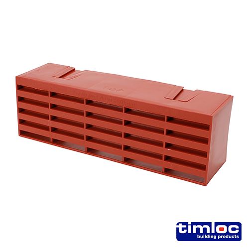 Timco Aeratore in Plastica, Colore Terracotta, 215 x 69 x 60mm (Confezione da 2