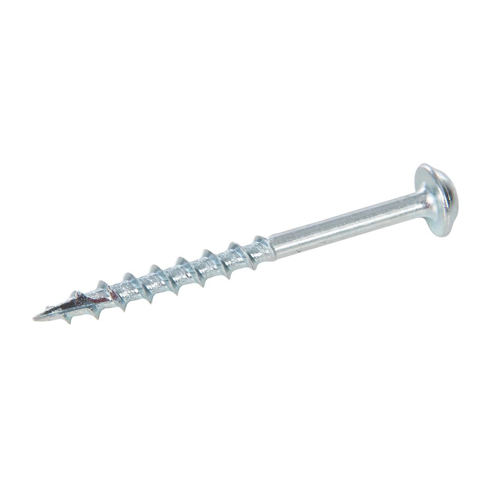 Triton Zinc Pocket-Hole Screws M8 x 2” Coarse Thread, 250pk