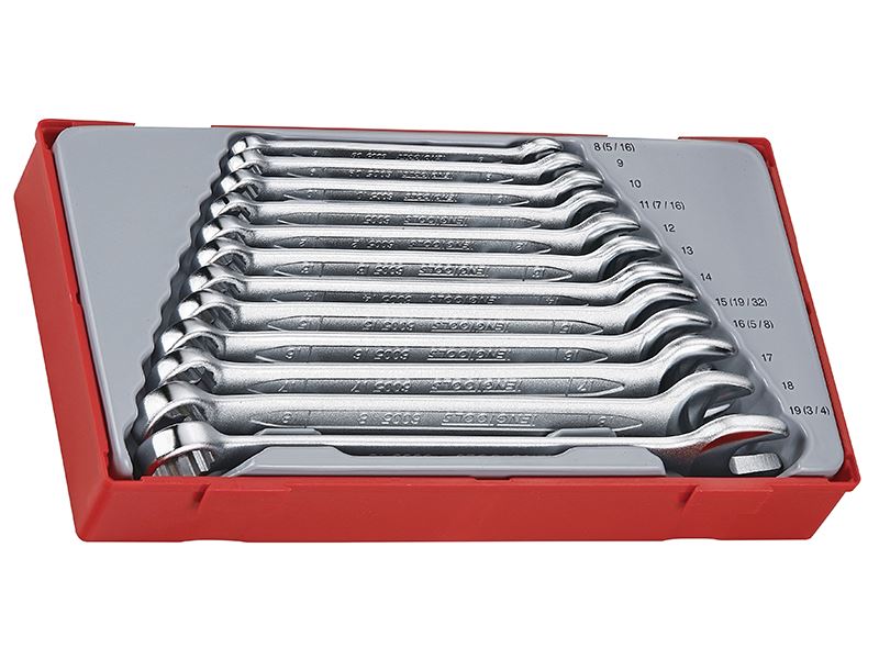 Ensemble de clés mixtes métriques Teng Tools 12 pièces