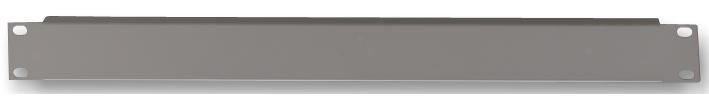 PENN ELCOM Pannello vuoto per rack 19 pollici, Acciaio, 1U, Grigio