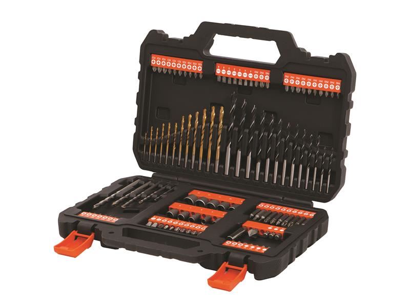 BLACK + DECKER A7200 Mixed Drilling & Screwdriving Set, 109-Piece