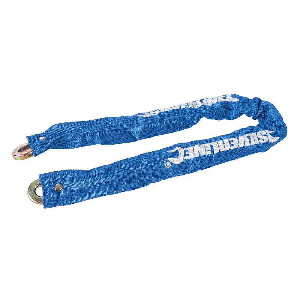 Silverline Sleeved High-Security Chain, 900mm, Hardened Steel