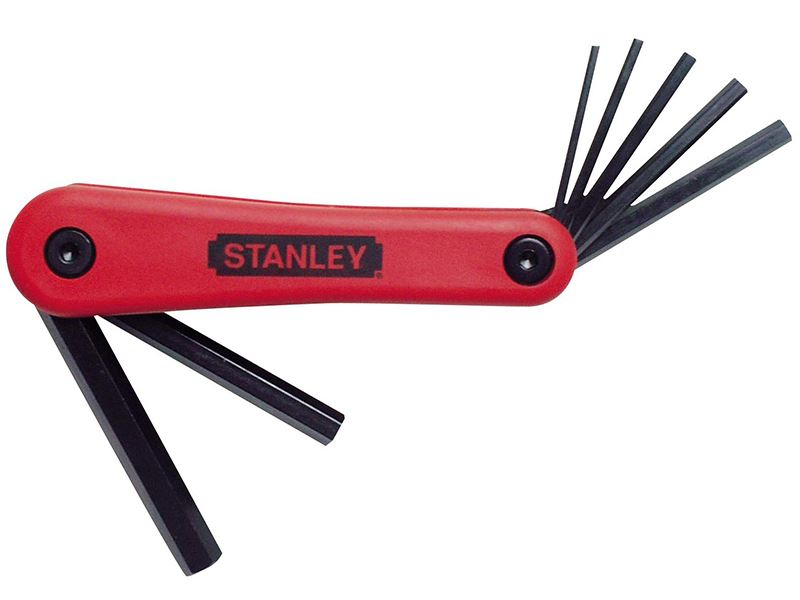 STANLEY Clé Allen pliante métrique, 7 pièces, Acier haute résistance