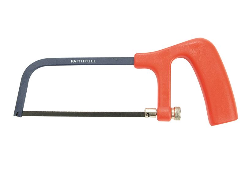 Faithfull Mini-Scie, 150 mm (6 po), Cadre en acier revêtu d'époxy