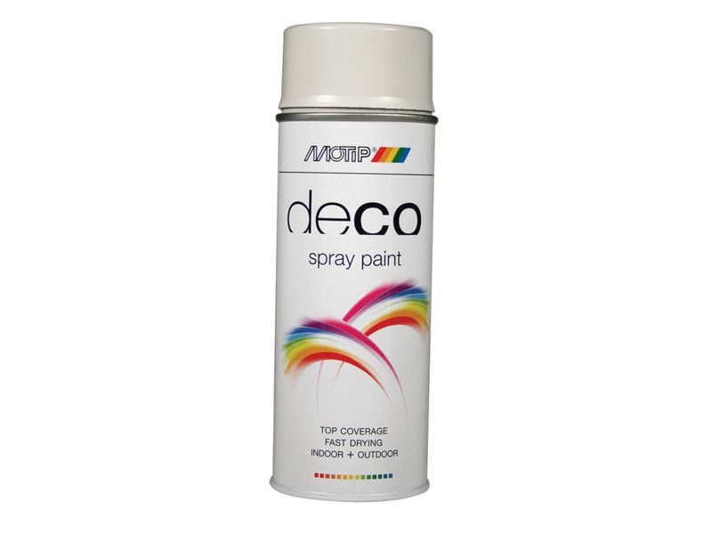 MOTIP® - Deco-Sprühfarbe Hochglanz RAL 7035 Lichtgrau 400ml