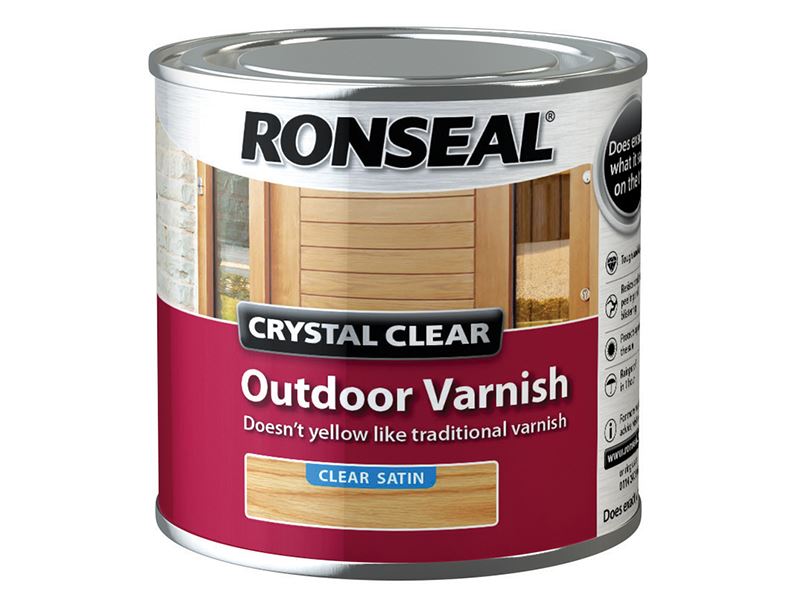 Ronseal Crystal Clear Buitenbeits, Satijn, 250ml